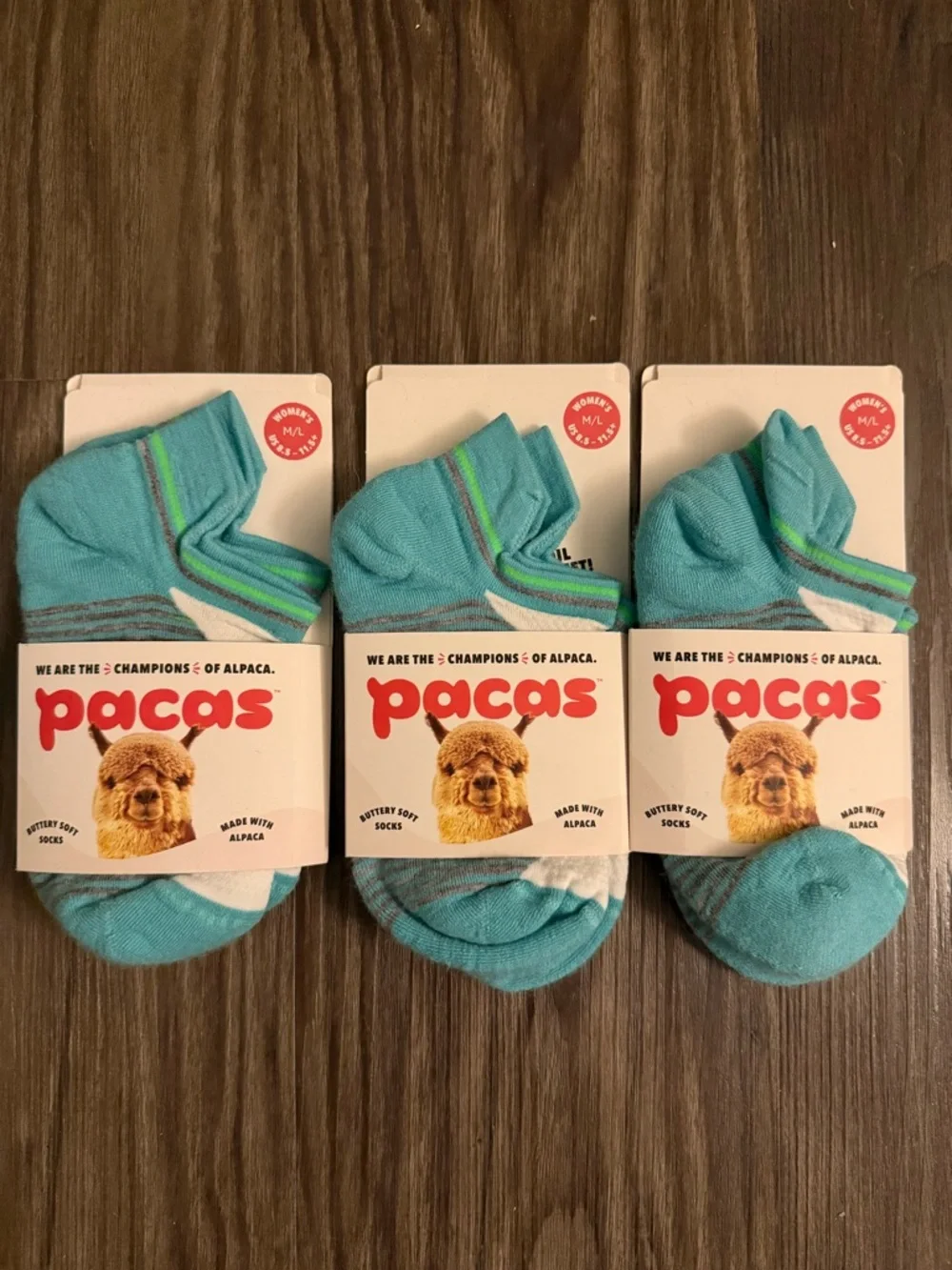 Pacas Women’s Performance Low Cut Socks - Size: M/L - Picture 3 of 6